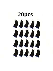 10/20/30/50pcs Gaming Finger Sleeves. Comfortable Fit, Anti-Slip, Sweat-Proof, And With Sensitive Touch Control. A Must-Have For Mobile Game Operation. Wear-Resistant And Breathable. Unisex Gaming Accessory. - Multicolor - View 12
