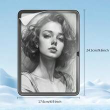 2pcs Matte Paper Screen Protector Compatible With IPad Anti-Scratch, Ultra-Clear, Compatible With Apple Pencil, Anti-Glare, Sensitive Touch, For Office/Drawing, Writing Like On Paper Gift For Birthday, Family, Friends Pad Screen Protector, Pad Accessories Waterproof Shockproof Anti-Fall Anti-Fingerprint Full Cover