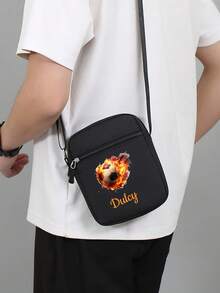 1. This Customizable Drawstring Bag Is Perfect For Everyday Use, Work, Or Beach Trips. You Can Have Your Name, A Special Message, Or A Holiday Greeting Printed On It. Featuring A Soccer Ball Design, It Allows For Personalization With Your Name, Initials, Lucky Number, Or Other Personal Details. Made Of High-Quality Materials, Stylish And Available In A Variety Of Colors, It Makes An Ideal Gift.