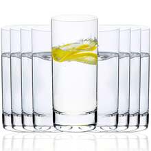 Highball Glasses Set Of 8 , 13oz Tall Drinking Glasses, Water Glass For Kitchen, Tom Collins Glasses, Mojito Glass Cups, Cocktail Glasses For Bar Glassware - White - View 7