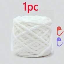 1pc 100g/1pc Chunky Knitting Yarn Set, Single Ply Soft & Skin-Friendly Autumn/Winter Yarn, Suitable For DIY Knitting Scarves, Bags, Slippers, Dolls, Blankets, Cushions - Multicolor - View 20