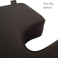 Coccyx Seat Cushion, Cool Gel Memory Foam Large Orthopedic Tailbone Pillow For Sciatica, Back, And Tailbone Pain (Black),19066770 - 彩色 - 查看 5