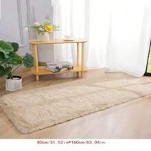Tapis de sol moderne et simple pour la chambre à coucher et le salon. Coussin rouge mignon de style nordique Ins couvrant complètement le tatami, la table basse. 1 pièce. Décoration de la pièce - Camel - Voir 9