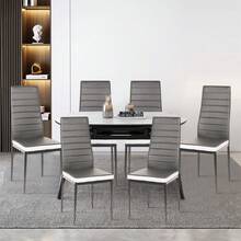 42*48*98cm Küchenstühle Esszimmerstühle 2er Set, Moderne Esszimmerstühle, Geeignet für Esszimmer und Küche Esszimmerstühle