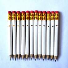 10pcs/20pcs Mini Party Favors - Pencils, White Pencils, Small White Pencils, Games, Bridal Party Pencils - Multicolor - View 4