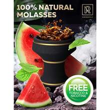 M. ROSENFELD Hookah Flavor Watermelon Mint Herbal Hookah Shisha Tobacco  Molasses 2.8 Ounce 30 Pcs Charcoal Tablets For Incense Hookah Charcoal Hookah Coals For Hookah