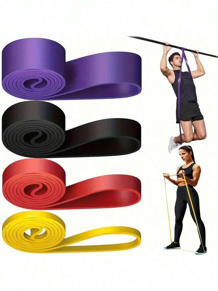 Widerstandsbänder Set - Trainings-Bänder für Übungen, Stretching, Yoga, Pilates, Fitness-Training für Männer und Frauen