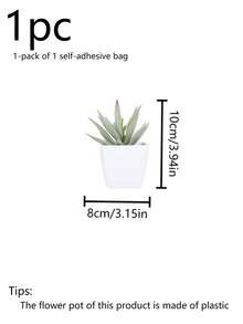 1 Stück/6 Stücke Simulierte kleine Sukkulenten Topfpflanzen, geeignet für die Dekoration in Wohnzimmern, Badezimmern, Büros, zu Thanksgiving, Erntedankfest, Weihnachten sowie auf Partytischen in Gärten und Versammlungen.