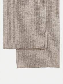 Women's Turtleneck Color Block Zip-Up Loose Casual Sweater And Drawstring Waist Wide Leg Knit Pants Set