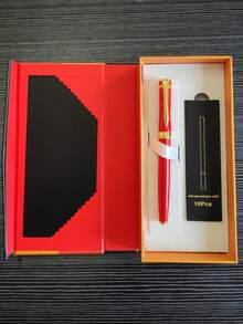 [Customized] Personalized Metal Ballpoint Pen Set With Engraved Text, High Quality Business Office Supplies, 2pcs Pen With Refill, Daily Writing, Signing, Holiday Gift For Father's Day, Thanksgiving, Christmas, Birthday, Friends, Family, Boss, Colleagues Back To School Reusable,Multi-Functional Colorful,Contracted,Modern Gold Custom,Personalized,Unique,Customized Personalized Wedding Gifts,Personalized Pens With Name,Custom Pens Personalized,Personalized Gifts For Women/Men Ideal Gifts For Her Her,Boyfriend,Girlfriend,Family,Friends,Children,Students,Workers,Clients For Father's Day,For Anniversaries,For Graduation,For Weddings,For Business/Work/Office - Multicolor - View 113