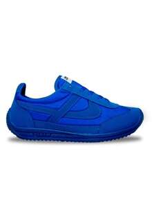 tenis hombre mujer choclo PANAM unisex bajos zapatillas casuales de lona planos de gran calidad baratos moda 22mx 29mx ideal para combinar con todo skate choclo gimnasio cómodos al caminar basicos azul - Azul - Ver 5