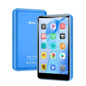 80GB Bluetooth WiFi MP3 Player With 4-Inch Touchscreen, Supporting Spotify, Spotify Kids, Audible, Andora, And Player. MP4 & MP3 Player With Storage Capacity Up To 1TB