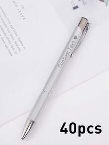 1-320pcs Custom Pens Ballpoint With Name,Back To School Supplies For Kids,Personalized Business Engraver Pens Ballpoint,Customized Gel Pens,Customizable Teacher Pens,Pens Ballpoint Smooth Writing Pens,Modern,Cute,Suitable For Birthday Gifts,Teachers' Day,Wedding,Office,Ideas Gifts For Him/Her,Friends,Workers,Teacher,Coworkers,Bridal,Warm Ambience,Fall Decor