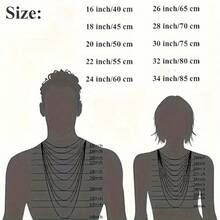 1pc 16-30 Inch 18K Gold Plated Minimalist Necklace Chain, Unisex, Can DIY Connect 2mm Flat Chain, Jewelry Gift For Father's Day, Thanksgiving - Gold - View 4