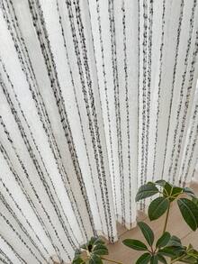 1pc Blackout Thermal Curtain Fabric - 99% UV-Resistant Polyester, Rod Pocket Hanging, Non-Bleachable Plain Weave, Bedroom Art Theme, Coated Blackout Thermal, Noise-Reducing - Ideal For Bedroom, Farmhouse And School Deep Sleep (180g Fabric Weight) - Multicolor - View 8