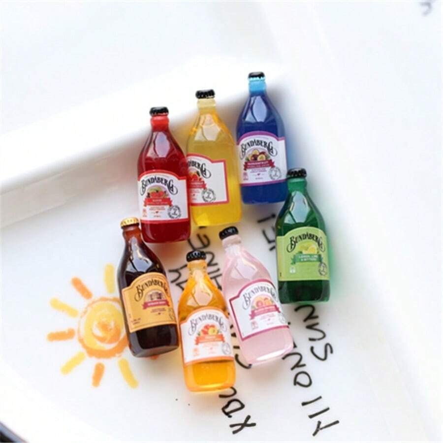 100 cái/50 cái/30 cái/20 cái/10 cái/5 cái Đồ trang trí chai rượu bằng nhựa mini, Đồ chơi chai rượu mini cho nhà búp bê, 9 chai rượu mini hỗn hợp, Thích hợp cho cảnh mô hình tức thì, Đồ trang trí ốp lưng điện thoại tự làm, Đồ thủ công tự làm, Đồ chơi thực phẩm mini cho cửa hàng tiện lợi, Nhà búp bê, Bánh quy mini, Móc kéo nhỏ, Phụ kiện trang trí nhà cửa - Nhiều màu - Xem 1