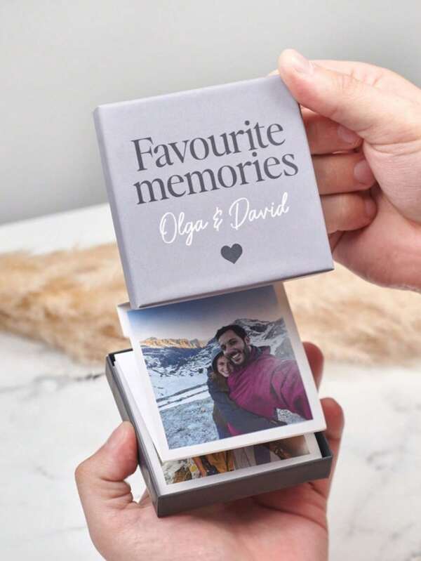 Customize 3/6/9-Grid Photo And Text Christmas Keepsake Boxes For Personalized Photo Gift Boxes, Perfect For Birthdays, Anniversaries, Valentine's Day, Christmas, Or Any Occasion To Express "I Love You" Or "I Miss You". We Also Offer Customization For Decorations, Handicrafts, And Home Decor.