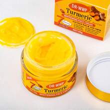 50g Turmeric Brightening Face Cream, Reduces Fine Lines, Fades Wrinkles, Brightens Complexion, Enhances Radiance, Moisturizes And Hydrates, Balances Skin Moisture, Day And Night Care - Yellow - View 11