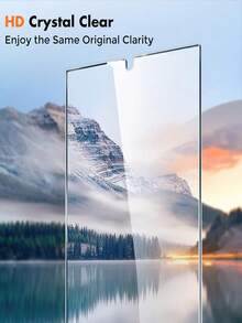 2 piezas de protector de pantalla de vidrio templado ultra claro para Samsung S24 Ultra, Galaxy S21/S22/S23/S23 Ultra/S24 Ultra/S25 Ultra, anti-arañazos, anti-golpes, resistente al agua