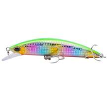 4.02 Inch/10.2 Cm Sinking Fishing Lure - 3D Eyes, Suitable For Various Fish Species Including Bass, Crappie Etc. - Artificial Long-Distance Hard Bait - 30g Weight - Realistic Design, Lifelike Action - Great Gift For Anglers - Multicolor - View 10