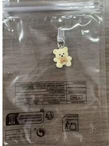 1pc Cute Bear Design Dust Plug Compatible With Apple/Type-C, Dust Protector Cover For Android Phone Charging Port - Multicolor - View 9