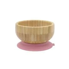 Personalized Baby/Toddler Feeding Tableware, Bamboo Bowl With Suction Base - Multicolor - View 5