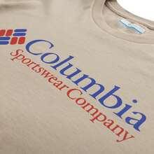 Columbia Áo thun tay ngắn CSC Basic Logo™, vải mềm, thể thao ngoài trời, chạy bộ cho nam JE1586 - Màu Khaki - Xem 4
