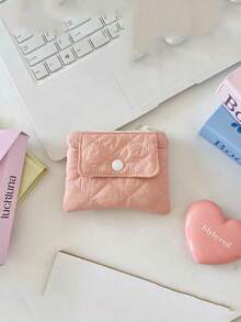 1 túi đựng máy ảnh chần bông, túi đựng thẻ CCD, túi đựng mỹ phẩm mini hình vuông dễ thương, túi đựng máy ảnh chống bụi, túi đựng máy ảnh, túi đựng son môi và băng vệ sinh cho nữ, túi đựng mỹ phẩm nhỏ có khóa kéo, ví đựng tiền xu, thích hợp để đựng thẻ đen và máy ảnh. - Nhiều màu - Xem 6