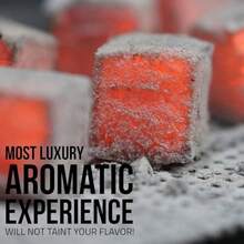 Tom Coco 72  Charcoal Cubes 25 Mm Coals Coconut Charcoal For Grilling And Relaxation 1