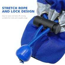 4Pcs/Set Waterproof Pet Dog Shoes Anti-Slip Rain Boots Footwear For Small Cats Dogs Puppy Dog Pet Booties Pet Paw Accessories - Black - View 8