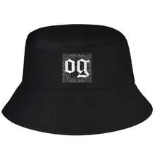 OG For Men Original Gangster East Los  Lowrider Bucket Hat Unisex Teens Spring Bucket Hat - 黑色 - 查看 1