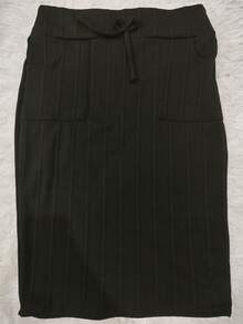 Listrado verde escuro