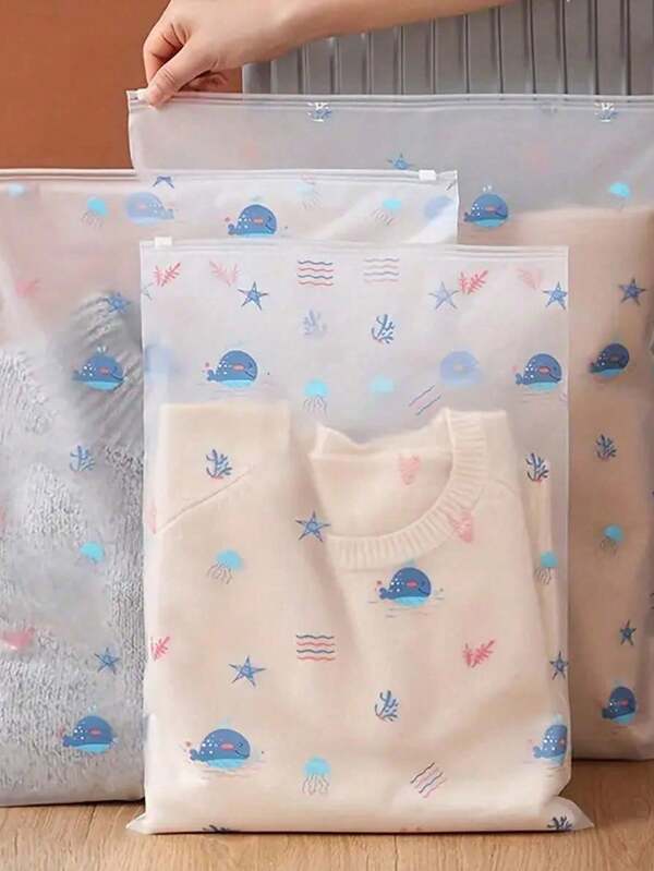 10-1 pieza Bolsas de almacenamiento transparentes para suministros de manualidades DIY, bolsas de embalaje de envío, bolsas de plástico con cremallera esmerilada para mantener la ropa limpia, bolsas de plástico transparente para prendas para empacar camisetas, camisas, documentos, ropa, bolsas de plástico selladas, bolsa reutilizable con cierre hermético esmerilado, bolsa de hospital para artículos esenciales de maternidad, bolsa de almacenamiento y organización de viaje, bolsa de ahorro de espacio para zapatos, cosméticos, viaje