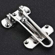 加厚防盗锁锌合金锁保险反向锁插销门插销酒店房间锁防盗锁