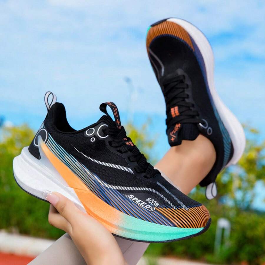 Limitierte Auflage Schlangen-Jahr Lässig Laufschuhe, professionelle stoßabsorbierende Kohlefaser-Platte Wettkampf-Sportschuhe für Herren und Damen