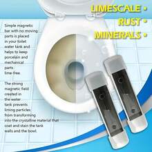 2pcs/1pc Magnetic Toilet Cleaning Rod, Bathroom And Dorm Toilet Persistent Stain Removal Tool, Magnetic Cleaning Rod, Stubborn Stains Easy To Use Household Cleaner, Toilet Cleaning Rod, Sink Tool Magnetic Stain Removal Cleaning, Suitable For Home, School, Hotel And Apartment, Durable Metal Construction, No Battery Required, Essential For Bathroom Cleaning, Modern Toilet Accessory