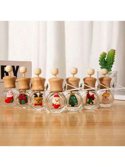 Christmas Air Vent Fragrance Essential Oil Bottles For Car Home Decor Christmas Decorations Room Decor, Christmas Gifts