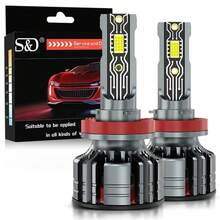 S&D H7 LED Headlights H4 Led Canbus H1 9005 HB3 H11 HB4 9006 HB4 Turbo Lamp Auto Headlamp Car Accessories 12V 6000K White