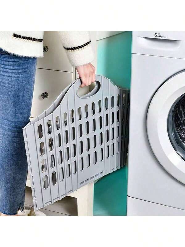 Foldable Laundry Basket With Handles, Large Capacity Clothes And Plush Toy Storage Bin, Dirty Clothes Storage Box, Space-Saving Laundry Baskets With Handles, Wall Hanging Clothes Storage Container For Travel, Storage, College, Dorm, And Apartment Residents