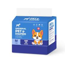 Almohadillas de entrenamiento para perros, pañales desechables súper absorbentes a prueba de fugas para mascotas, accesorios para mascotas, pañales higiénicos para perros hembra y macho, 10/12 unidades