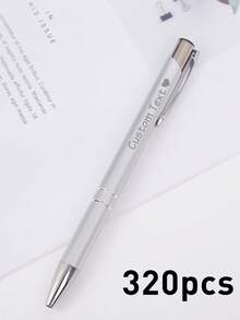 1-320pcs Custom Pens Ballpoint With Name,Back To School Supplies For Kids,Personalized Business Engraver Pens Ballpoint,Customized Gel Pens,Customizable Teacher Pens,Pens Ballpoint Smooth Writing Pens,Modern,Cute,Suitable For Birthday Gifts,Teachers' Day,Wedding,Office,Ideas Gifts For Him/Her,Friends,Workers,Teacher,Coworkers,Bridal,Warm Ambience,Fall Decor