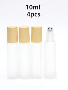 4pcs/2pcs 10ml Refillable Roll-On Bottles, Essential Oil Roller Bottles, Perfume Travel Containers - Multicolor - View 9
