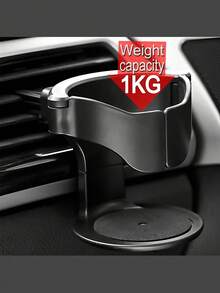 1 pieza Soporte universal multifuncional para portavasos/bebidas de ventilación de coche, portavasos ajustable de PVC para coche - se ajusta de forma segura, base acolchada de espuma, adecuado para botellas y latas, fácil de instalar - Multicolor - Ver 3