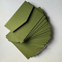 25pcs Tri-Fold Pocket Wedding Invitation Cards With Envelopes, Simple Invitation Cards For Engagement, Quinceanera, Christening, DIY Invitations, 5*7 Inch Invitations, Pocket Invitations, Customized Invitations, Christmas Cards - Dark Green - View 13