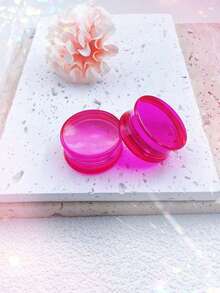 一对透明蓝玻璃实心耳塞，无螺纹扩耳器，耳塞，隧道式穿孔饰品，适合男女日常佩戴，6-30 毫米 - 粉色 - 查看 19