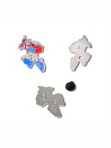 Hasbro 1 件变形金刚官方授权英雄汽车人别针炫酷胸针精致装饰衣服帽子背包书桌笔袋徽章生日婚礼节日礼物送给家人和朋友 - 彩色 - 查看 4