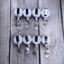 8pc Funny [Badge] [Reel] Retractable For [Nurse]S Medical And Nursing Cute Cool ID Tag Card Holder Clips For Office Work Doctor Student For Men And Women Lanyard Supplies Accessories B - B - 查看 5