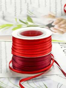 Dây ruy băng satin nhiều màu sắc 0.3cm/3mm (50 Yards), ruy băng satin polyester mật độ cao hai mặt, thích hợp cho phụ kiện tóc thủ công, mũ đội đầu, hộp quà thắt nơ, quà tặng Ngày của Mẹ, Ngày Valentine, ruy băng gói quà cưới, ruy băng thủ công, gói quà bánh, bó hoa, trang trí nơ cho tiệc lễ hội. - Nhiều màu - Xem 8