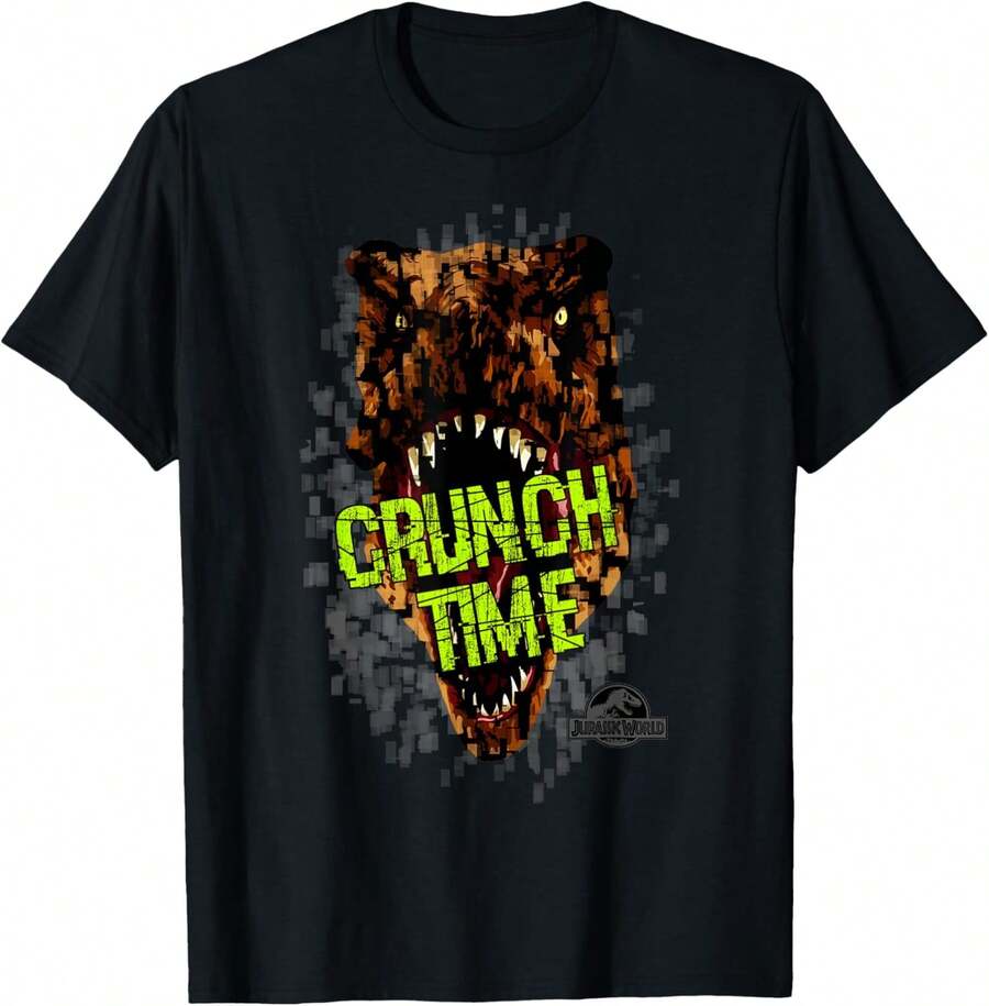 Jur Assic Wo Rld T-Rex Crunch Time T-Shirt - Black - View 1