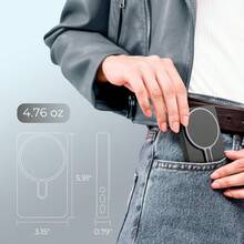 Vlog Selfie Monitor Screen For Phone & Android – Wireless Display With Screen Mirroring For Phone, Remote Selfie Camera Tool, Magnetic Mount, Mag , Mirror For   Vlogging Recording - 1 - Xem 6